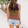 thumbnail image 4 of Dealovy Ribbed Tank Tops for Women Sleeveless Color Block Scoop Neck Buttons Slim Fitted Basic Tunic Tees, 4 of 6