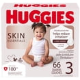 thumbnail image 1 of Couches pour bébés Huggies Skin Essentials, taille 3 (7 à 13 kg [16 à 28 lb), 66 couches, 1 of 8