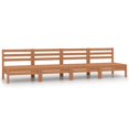 thumbnail image 1 of vidaXL Canapés de Jardin 4 Pcs Brun Miel en Pin Massif, 1 of 1