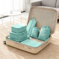 thumbnail image 1 of Packing Cubes For Travel 8Pcs Travel Cubes Set Foldable Suitcase Organizer Lightweight Luggage Storage Bag, 1 of 5
