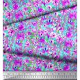 thumbnail image 3 of Soimoi Polyester Crepe Fabric Flower Watercolor Print Fabric by Yard 52 Inch Wide, 3 of 3