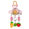 thumbnail image 1 of XZNGL Baby Infant Cartoon Animal Hanging Bell Rattle Teether Sound Stroller Plush Toy, 1 of 8