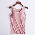 thumbnail image 2 of Timegard Débardeurs d'Été pour Femmes avec Soutien-Gorge Intégré Col Rond Débardeurs Confortables Vêtements de Détente Sans Manches Pjs, 2 of 6