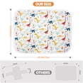thumbnail image 2 of 1Pack/2Pack Diaper Changing Pads for Baby, Dinosaur Change Mat, 3Layers Waterproof Change Pad Foldable Absorbent Mats for Women, Reusable Incontinence Underpads for Patient 24''x30'', 2 of 7