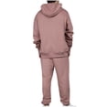 thumbnail image 4 of TIMIFIS Ensemble de Survêtement pour Hommes Roses 2 Pcs à Capuche, Tenue de Sport Athlétique, Chandail à Enfiler Décontracté pour Course Jogging Ensemble de Tenue de Sport SetsFall, 4 of 9