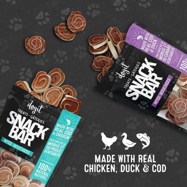 Médaillons de canard Snack Bar Dogit, 150 G