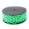 thumbnail image 2 of Abbracc Plastic Chain Links Decoration Caution Sign Lightweight Barrier Chain for Green, 2 of 9