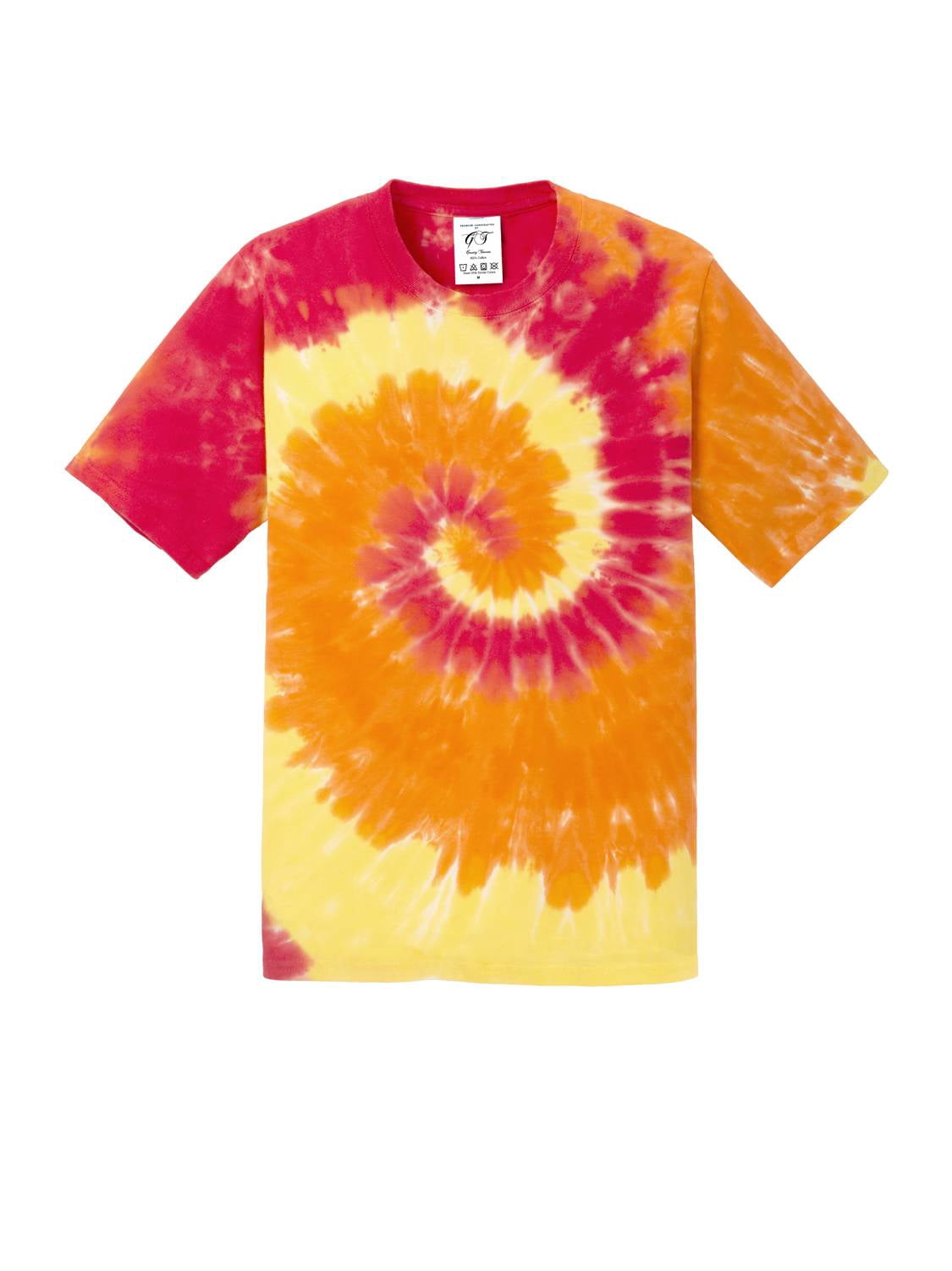 Gravity Threads Youth Tie-Dye Short-Sleeve T-Shirt - Blaze Rainbow - Small
