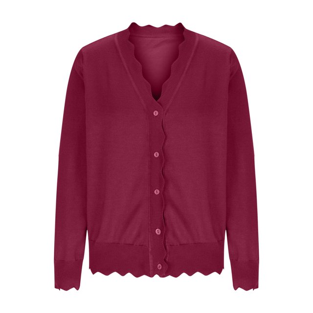 Erwazi Cardigan Sweaters for Women Fall Trendy Button Down Open Front Lightweight Cardigans