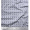 thumbnail image 1 of Soimoi Rayon Fabric Stencil Floral Print Sewing Fabric Yard 42 Inch Wide, 1 of 3