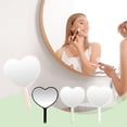thumbnail image 3 of Hand Held Mirror Makeup Mirror Flat Barbers Hair Cutting Large Salon - Por QFD, 3 of 8