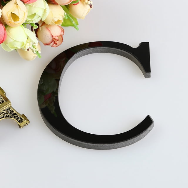 Wall Art Mural 3D Letters Acrylic Decals for Home DIY Wall Sticker Set - Modern for Living Room Bedroom