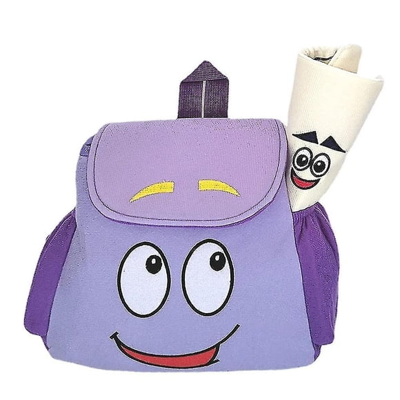 Dora the explorer backpack Kindergarten Small Backpack Lovely Girl Bag Kindergarten Gift 11 inch pur