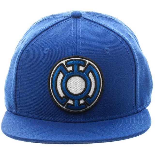 DC Comics Green Lantern Lantern Corps Color Snapback Hat Caps (Blue Lantern)