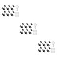 thumbnail image 4 of Ruiboury 6piece Wide Application Alloy Window Lock - Easy Installation For Home And Office Safety Lock Window Black 60*25*25mm 3Set, 4 of 6