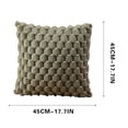 thumbnail image 1 of Yhmxh Pillow Covers Throw Pillow Covers Pillow Protector Weaving Snowflake Velvet Solid Color Pillow Office Sofa Lumbar Support Pillow Bedside Support Pillowcase Cushion Cushion Cover, 1 of 7