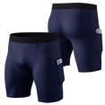 thumbnail image 4 of Men Compression Shorts Fitness Cycling Quick Drying Gym Workout Running Sports Underwear, 4 of 8