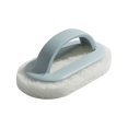 thumbnail image 1 of Binwennn Sponge Kitchen Pot Brush With Handle Reusable And Washable Eraser Cleaner Removal Tool Pot Dish Scrubber Bathroom Decontamination Cleaning Brush Fast Wall Mount Squeegees for Ceramic Side, 1 of 1