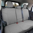 thumbnail image 2 of For 2021-2024 Ford Bronco Sport FH Group Neoprene Custom Fit Seat Covers Water Resistant Solid Gray - Rear Set, 2 of 9