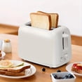 thumbnail image 2 of Kitchen Fully Automatic Breakfast Machine Toaster Bread Toaster Home Breakfast Toaster Heater Tool US Plug,1 * Toaster,White, 2 of 8