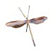 thumbnail image 2 of Ancient Graffiti Flamed Copper Staked Dragonfly, 2 of 4