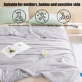 thumbnail image 4 of Cool Comforters for Hot Sleepers,Cool Feeling Friendly Solid Color Washed Summer Breathable Comforter for Bed, 4 of 6