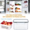 thumbnail image 5 of HCBY Airtight Food Container, Large-capacity yet Space-saving Fridge Organizer, Multi-size Optional Specification, Food-safe Material, Reusable Box for Meal Prep and Picnic Storage, 5 of 5