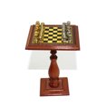 thumbnail image 4 of B143-B Ensemble d'Échecs Miniatures et Table Échecs Magnétiques Accessoires de Maison de Poupée Ensemble d'Échecs Miniatures avec Pièces Dorées et Argentées, 4 of 6