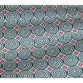 thumbnail image 5 of oneOone Viscose Jersey Fabric Diamond & Circle Block Print Sewing Fabric BTY 60 Inch Wide, 5 of 5