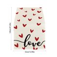 thumbnail image 3 of Boovnll Valentines Day Table Runner, 13x47" Valentine's Day Printing Table Runner, Valentines Table Runner for Holiday Kitchen Dining Table, Party Decor, Valentines Day Decorations, 3 of 6