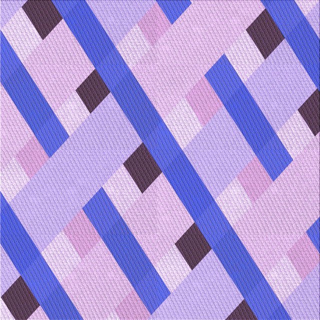 Ahgly Tapis d'Intérieur Lavable en Machine Carré Transitionnel Mauve Violet, 6 Pieds Carré