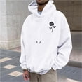 thumbnail image 2 of QIPOPIQ Men's Fleece Graphic Hoodie Clearance, 2 of 6