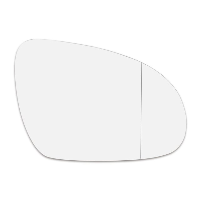 Unique Bargains Car Mirror Glass Heated with Backing Plate Passenger Side RH for VW Golf R32 GTI