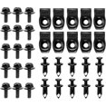 thumbnail image 1 of LAICAIW GRC-70 35PCS Engine Under Cover Splash Shield Guard Body Bolts Bumper Fender Liner Push Retainer Fastener Rivet Clips, Black, 1 of 7