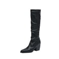 thumbnail image 2 of zhenglin Bottes Mi-Mollet pour Femmes - Mode Décontractée Polyvalente à Enfiler, Bout Rond, Talon Épais, Bottines pour l'Automne et l'Hiver, Talon Bas Confortable Style Audacieux, 2 of 6