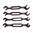 thumbnail image 1 of KLKCMS 4 Pieces Ball Tie Rod Disassembly and Assembly Tools Aluminum Alloy Ball Tie Rod Red, 1 of 9