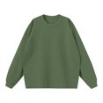thumbnail image 1 of Birdeem Shirts for Men Mens Solid Color Winter Loose Long Sleeved T-Shirt, 1 of 1