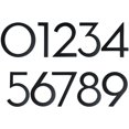 thumbnail image 4 of Large 5.6\" Modern Floating House/Door Numbers 12mm Brushed Stainless Steel, 4 of 5