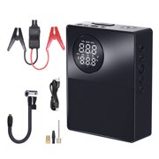 1000A Peak 12V Car Jump Starter with 150PSI Air Compressor, 8000mAh Portable Power Bank, LED Emergency Light, Intelligent Battery Clamps, Multiple Protections for 4.0L Gasoline/2.5L Diesel Engines,