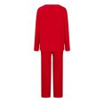 thumbnail image 4 of Timegard Ensembles de Pyjamas pour Femmes 2 Pcs Manches Longues Col en V Haut Froncé et Pantalon Automne Décontracté Doux Tenues de Pjs, 4 of 4