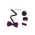thumbnail image 3 of INSPIRE CHIC Nœuds Papillon Formels Unis Pré-Noués pour Homme Nœuds Papillon Sangle Ajustable, 3 of 5