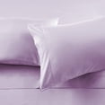 thumbnail image 4 of 700 Thread Count 100% Egyptian Cotton 4-Piece Bed Sheet Set (1 Flat, 1 Fitted Sheet, 2 Pillow Covers) 15 Inches Deep Pocket Size Solid Pattern, 4 of 5