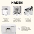 thumbnail image 3 of Haden Chelsea 10 Cup Digital Drip Coffee Maker with Glass Carafe, Ivory, 3 of 9