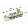 thumbnail image 2 of Toytexx Wooden Pedal Boat-Shape Ride-On Car – Indoor & Outdoor Ride-On Toy with Steering & Adjustable Seat, 2 of 5