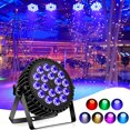 thumbnail image 3 of U'King 200W DMX RGBW 18 LED Wash Par Fixture Stage Lights Party Disco Show Lamp 2 Pack, 3 of 6