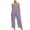 Pantalon Violet pour Femmes, variante sur Combinaison Salopette à Rayures en Coton et Lin pour Femmes Liquidation Été Mode Décontractée Solde Uni Ample Poche Sans Manches Pantalon Décontracté Confortable Violet m