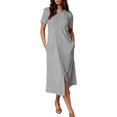 thumbnail image 1 of Womens Summer Dress Gradient Sleeveless V-Neck Maxi, 1 of 7