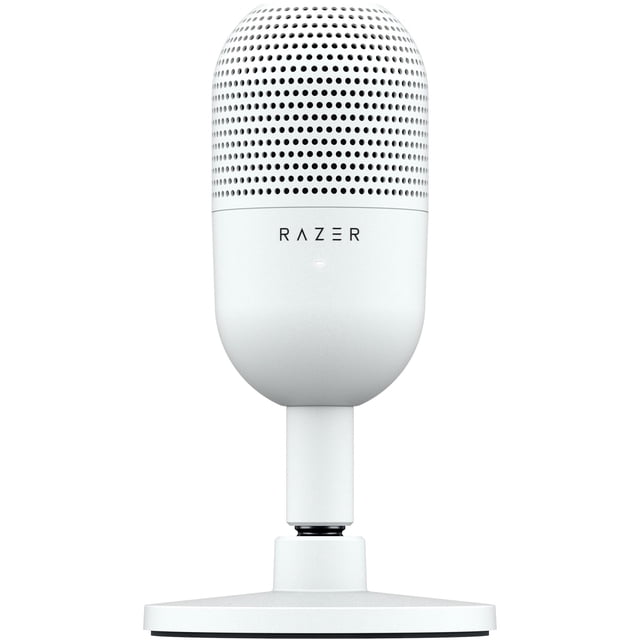 Razer Seiren V3 Mini USB Microphone: Condenser Mic - Supercardioid Pickup Pattern - Tap-to-Mute Sensor with LED Indicator - Shock Absorber - Ultra Co