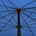 thumbnail image 2 of vidaXL Garden Parasol with Pole 200x130 cm Azure Blue, 2 of 5