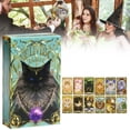 thumbnail image 2 of Cartes de Tarot Chat Neuf Vies Cartes de Tarot pour Débutants Cartes de Tarot Classiques avec des Significations Dessus Tarot pour Apprenants en Tarot, 2 of 9